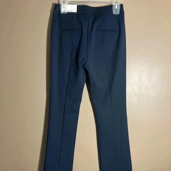 NWT Ann Taylor The Kick Crop Navy Pants - Picture 6 of 6